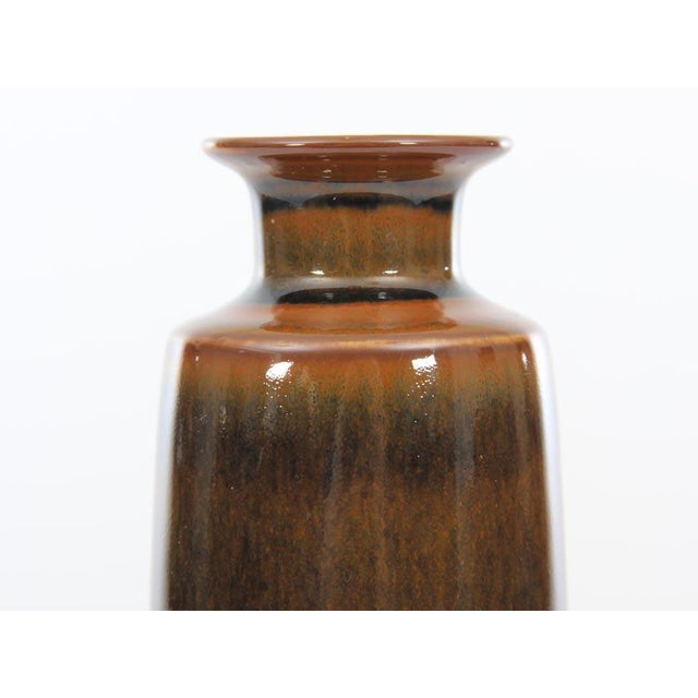 Mid-Century Modern Mid-Century Modern Ceramic Long Vase by Carl-Harry Stalhane for Rorstrand, 1960s For Sale - Image 3 of 6