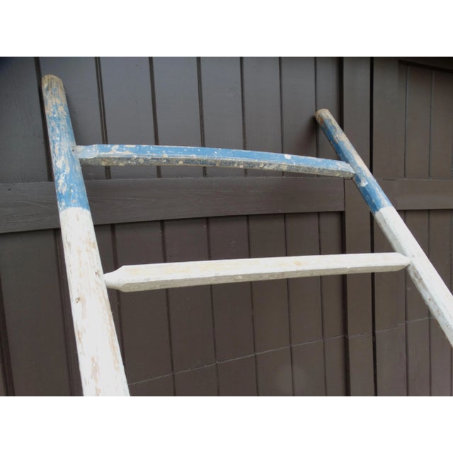 Early French Farm Orchard Picking Ladder, 103 Inches For Sale - Image 4 of 12
