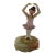 Vintage Ron Lee Ballerina Clown Sculpture on Natural Onyx Base, Signed 1984 For Sale