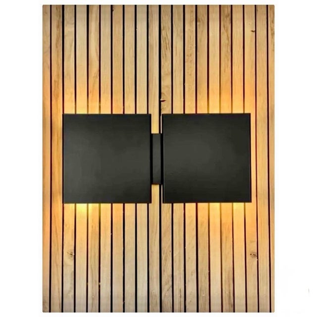 Square 2G Wall Lamp by Christophe Gevers for Axis71, Belgium, 1970s For Sale - Image 4 of 4