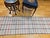 Vintage American Rag Runner, Handwoven Wool & Cotton, Indigo Stripe Pattern, 2x11 For Sale - Image 11 of 12