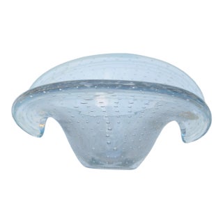Murano Controlled Bubble Glass Bowl For Sale
