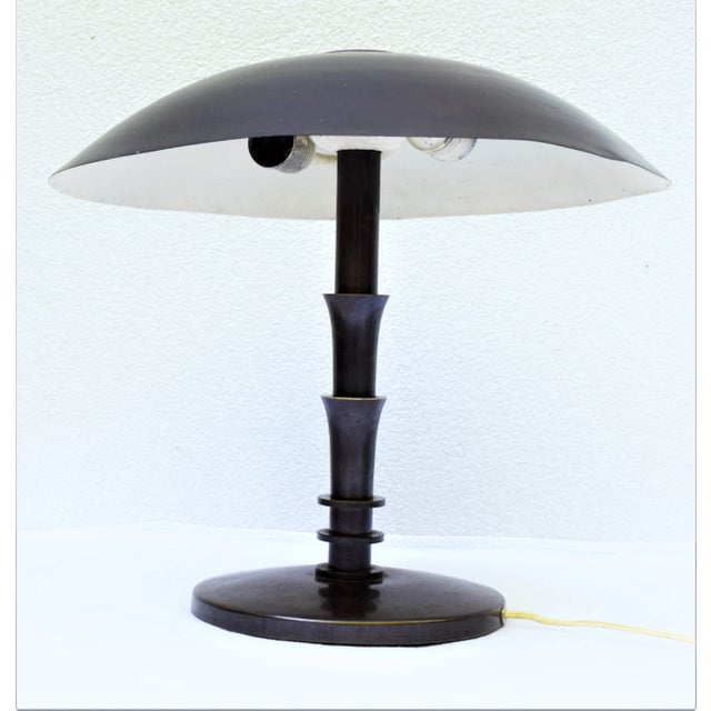 Kalmar Austrian Massive Table Lamp by Julius Theodor Kalmar For Sale - Image 4 of 7