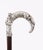 Antique Silver Fox and Hare Handled Walking Stick Cane, 19th Century For Sale - Image 3 of 18