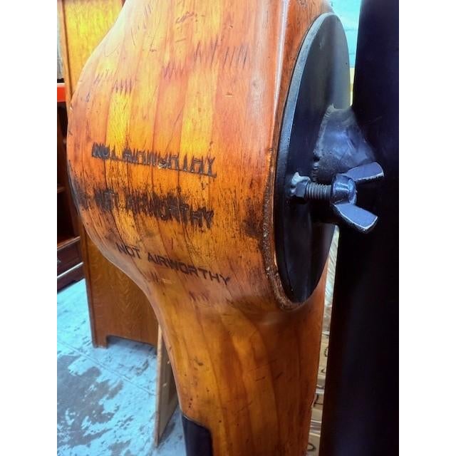 Industrial Sensenich Bros. Wooden Airplane Propeller For Sale - Image 3 of 6
