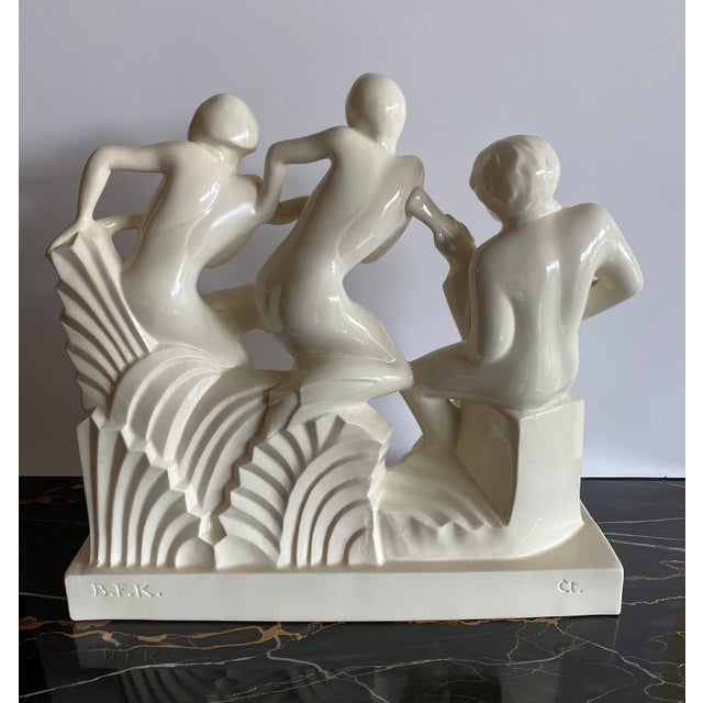 Art Deco 1920s La Danse Moderne by Charles Catteay For Sale - Image 3 of 6