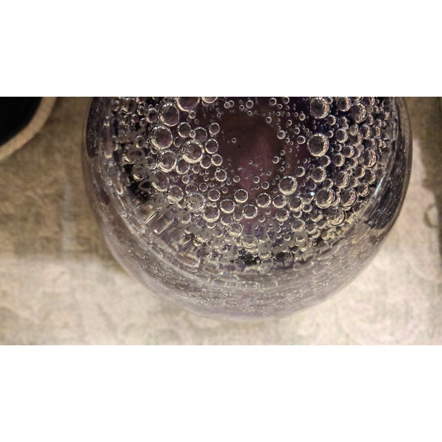 2000 - 2009 Sunset Vase, Sun & Birds by Blodgett Glass For Sale - Image 5 of 6