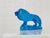 Blue Lead Crystal Lion by Princess House, 2015 For Sale - Image 9 of 9