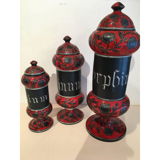 Alvino Bagni Italian Ceramic Decanters by Alvino Bagni For Sale - Image 4 of 8