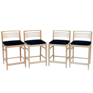 Joe & Linda Ricchio for Knoll Counter Height Bar Stools - Set of 4 For Sale