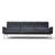 Florence Knoll for Knoll Mid Century Parallel Bar Sofa This sofa measures: 91.25 wide x 29 deep x 30.75 inches high, with...