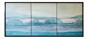 Renata Zerner "Big Country" Triptych 1986, Ap