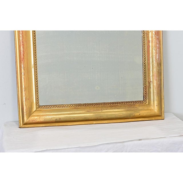 French 19th Century Petite Louis Philippe Gilt Mirror For Sale In Baton Rouge - Image 6 of 12