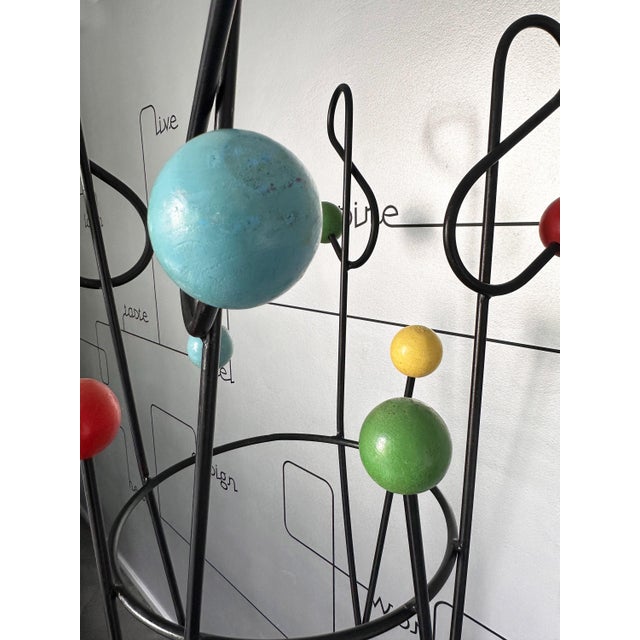 Clé de Sol Coat Rack by Roger Feraud, France, 1950s For Sale - Image 10 of 16
