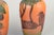 Orange and Green Ceramic Vases from Ipsens Enke, Denmark, 1920s, Set of 2 For Sale - Image 3 of 5