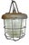 Industrial Cast Iron Cage Pendant Light from Polam, 1960s For Sale