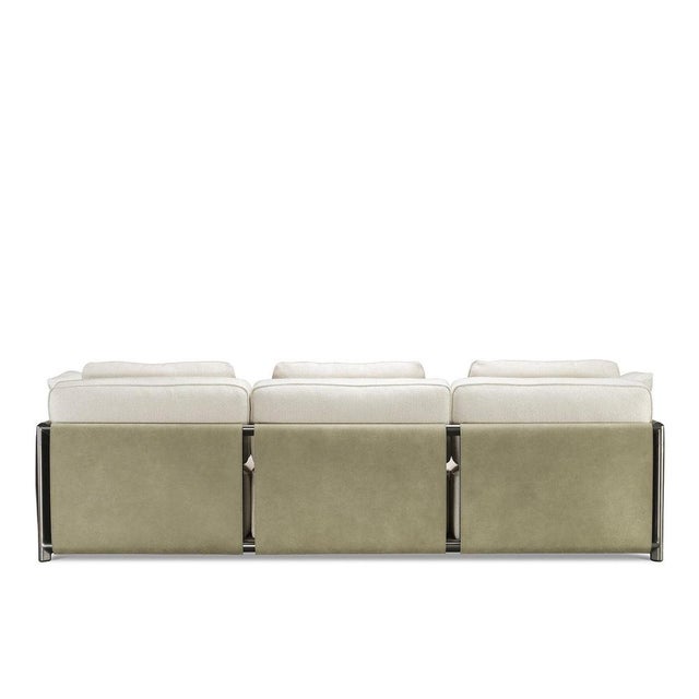 Dodo White Three-Seater Sofa by Stefano Giovannoni For Sale - Image 4 of 5