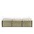 Dodo White Three-Seater Sofa by Stefano Giovannoni For Sale - Image 4 of 5