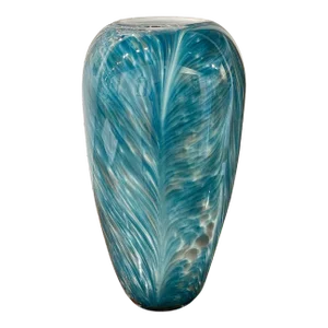 Vintage Blue Murano Glass Vase