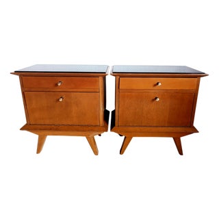 Vintage Bedside Tables, 1950s, Set of 2 For Sale