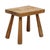 Brutalist Rustic Wood Milking Stool, 1950s For Sale - Image 13 of 18