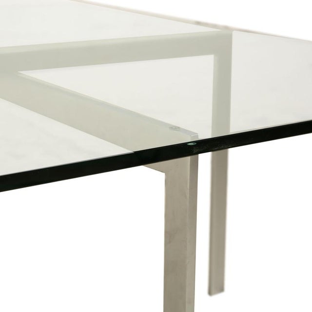 Ludwig Mies van der Rohe Barcelona Glass Coffee Table by Ludwig Mies Van Der Rohe for Knoll International For Sale - Image 4 of 7