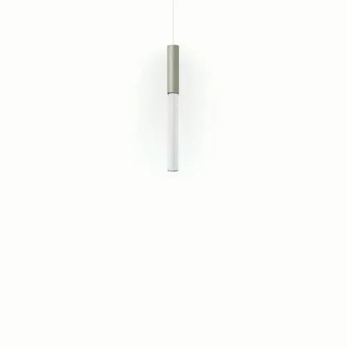 Pink Pillar 75 Vertical Pink Aluminum Pendant Lamp by JSPR For Sale - Image 8 of 10