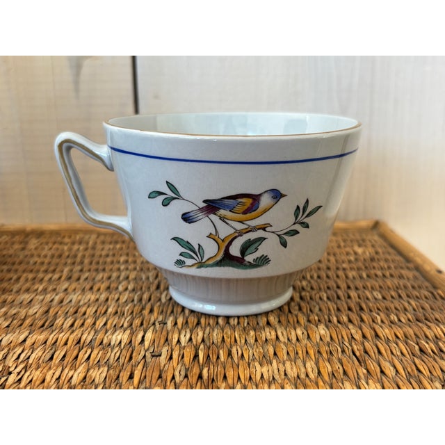 Late 20th Century Four Spode Queen's Bird Cup and Saucer Sets For Sale - Image 15 of 16