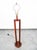 1960s Mid Century Modern Danish Solid Mahogany Floor Wood Lamp For Sale In Sacramento - Image 6 of 11