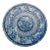 Circa 1820 Iznik Blue and White Plateau For Sale