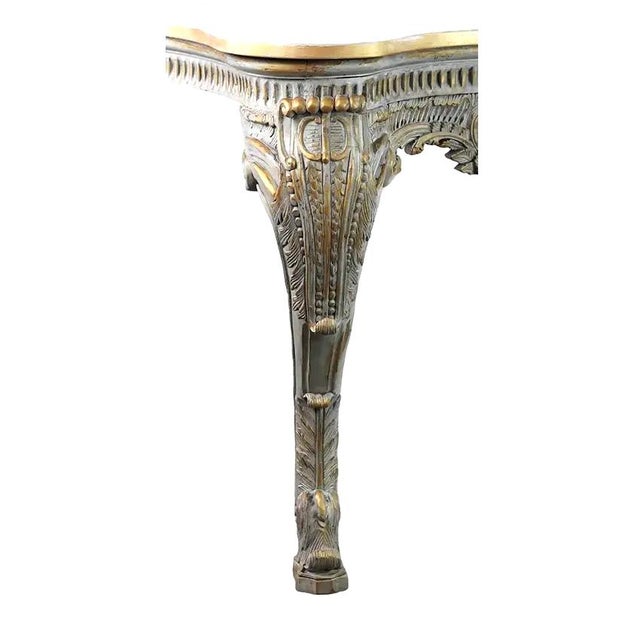 Vintage, Exquisitely Crafted Medieval French Louis XV-style Entryway Table For Sale In New York - Image 6 of 11