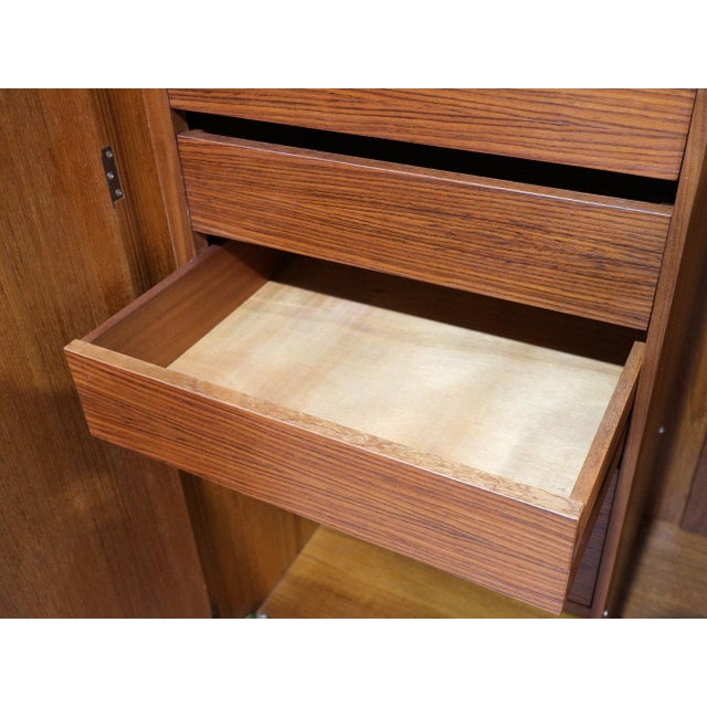 Mid Century Modern Vintage Teak Armoire Wardrobe Danish Kofod Larsen by G Plan For Sale - Image 15 of 15