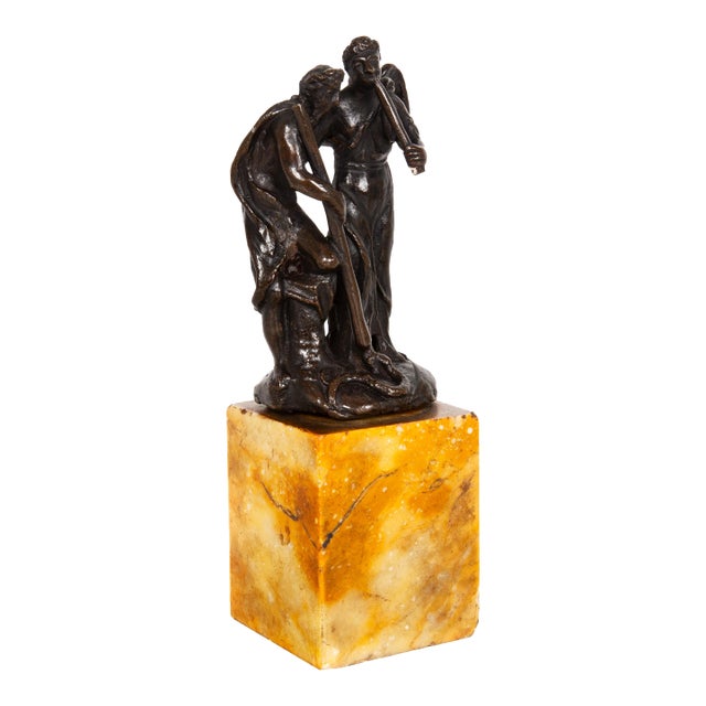 Rare Renaissance Northern Italian Bronze Sculpture of Angel, 16th / 17th Century For Sale