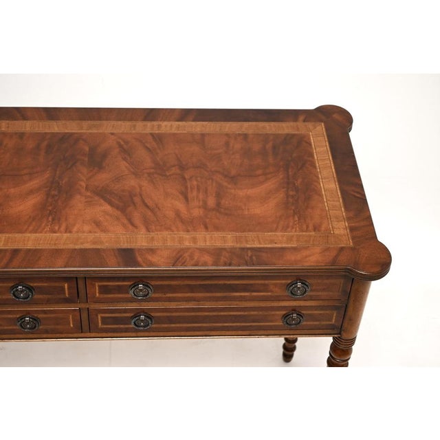 Wood Vintage Georgian Style Console Table, 1950 For Sale - Image 7 of 10