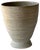 Beige Stoneware Krater Vase by Elena Vasilantonaki For Sale