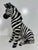 Mid-Century Modern Seated Glazed Ceramic Zebra Sculpture, Bassano, 2000s For Sale - Image 3 of 11