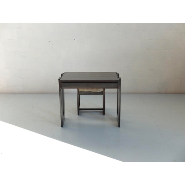 Bauhaus Vintage Desk and Stool from Regain, 1970s, Set of 2 For Sale - Image 3 of 8