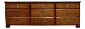 Antique Oak Countertop Drawers, 1880s