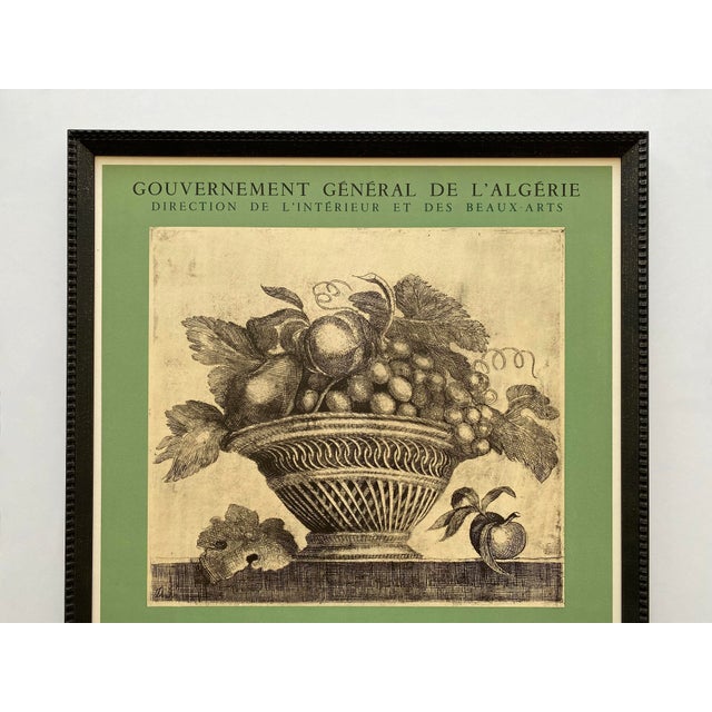 This Demetrios Galanis very rare vintage 1956 Neoclassical Mourlot fine art lithograph print custom framed Art Deco...