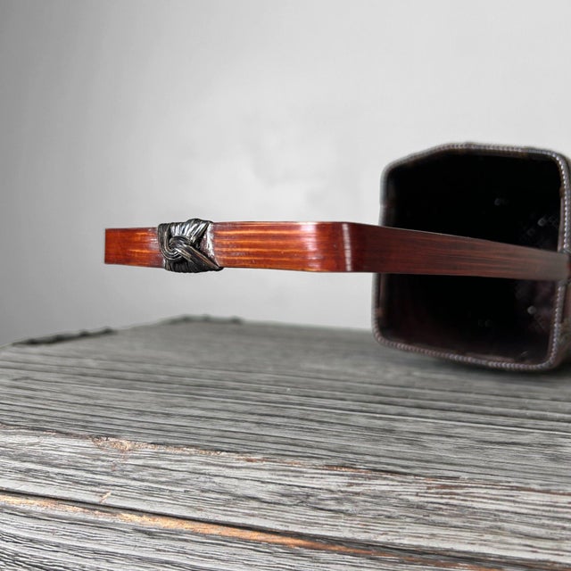 Japanese Ikebana Flower Basket, 1960s For Sale - Image 12 of 14