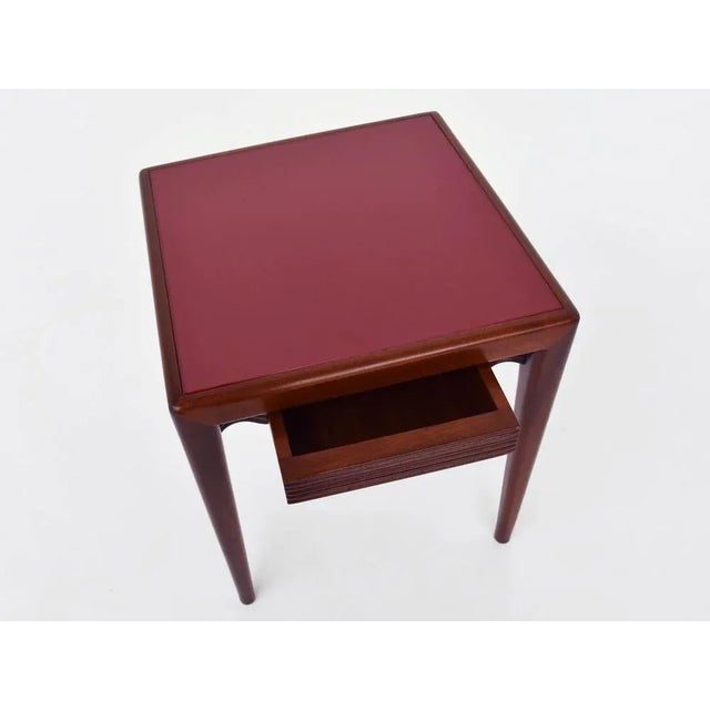 1950s Nightstands with Hidden Drawer by Osvaldo Borsani for Atelier Borsani Varedo, Italy, 1950s, Set of 2 For Sale - Image 5 of 7