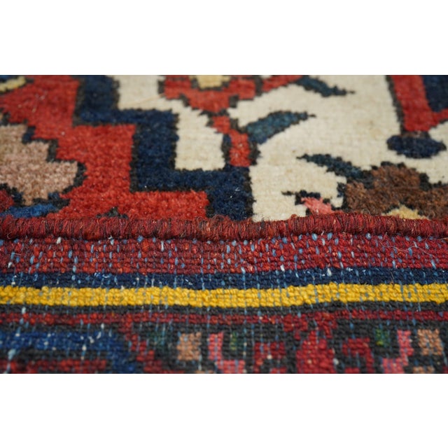 Vintage Bakhtiari Rug 10'2'' X 12'1'' For Sale - Image 9 of 12