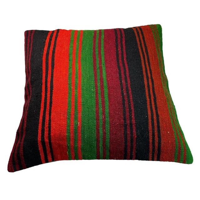 Vintage Turkish Kilim Cushion Cover, 1970s For Sale - Image 6 of 11