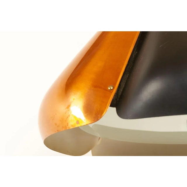 Danish Copper and Black Pendant Lamp, 1960s For Sale - Image 12 of 18