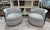 Contemporary Kravet Provo Swivel Chairs, a Pair For Sale - Image 3 of 15