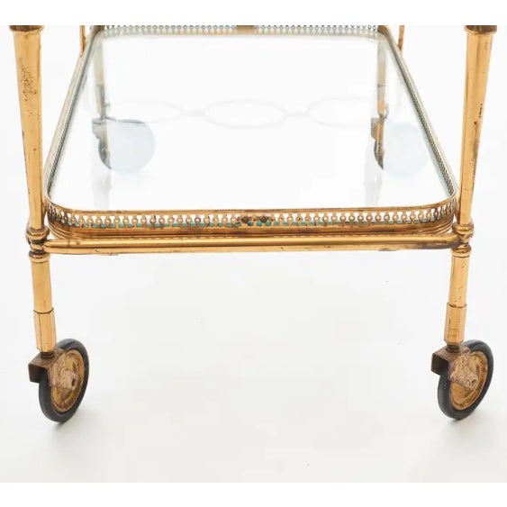 1920s French Art Deco Bar Cart For Sale - Image 4 of 6
