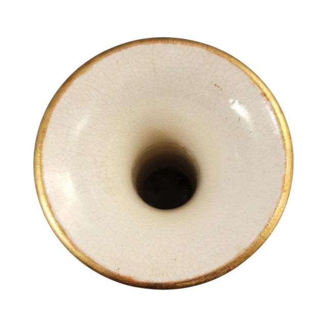 Gold Japanese Satsuma Hododa Vases with Dragon and Rakan, Set of 2 For Sale - Image 8 of 12