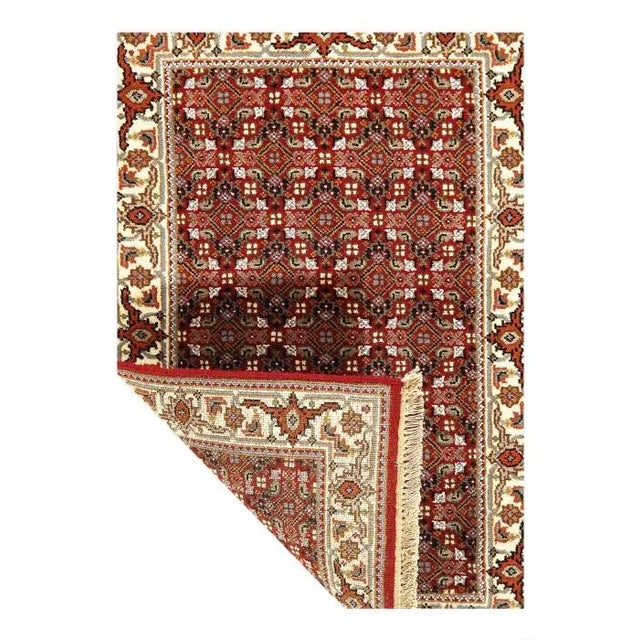 Traditional 2020s Pasargad Red Color Fine Hand Knotted Silk & Wool Rug For Sale - Image 3 of 4