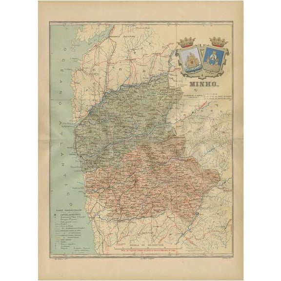 A Legacy of Lush Landscapes and Living Traditions in Portugal, 1903 For Sale