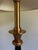 Vintage Pair of Maitland Smith Tall Black and Gold Column Style Table Lamps For Sale - Image 10 of 12